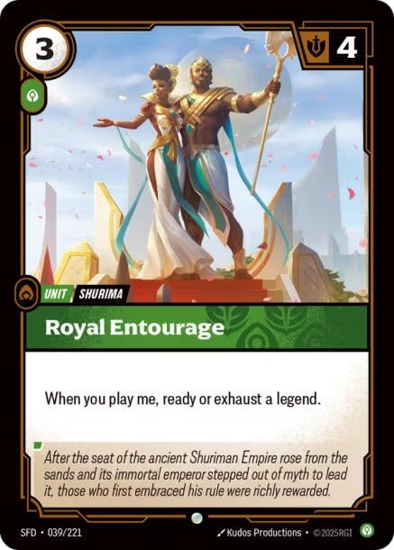 Image for Royal Entourage (039/221) (SFD) - Riftbound: League of Legends Trading Card Game