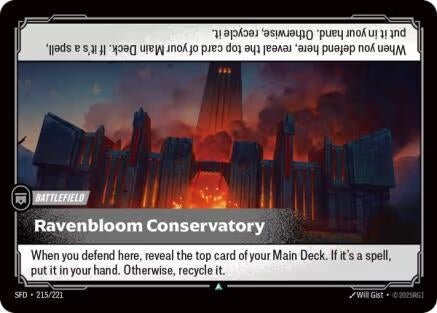 Image for Ravenbloom Conservatory (215/221) (SFD) - Riftbound: League of Legends Trading Card Game