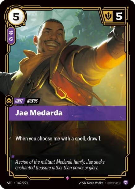 Image for Jae Medarda (142/221) (SFD) - Riftbound: League of Legends Trading Card Game