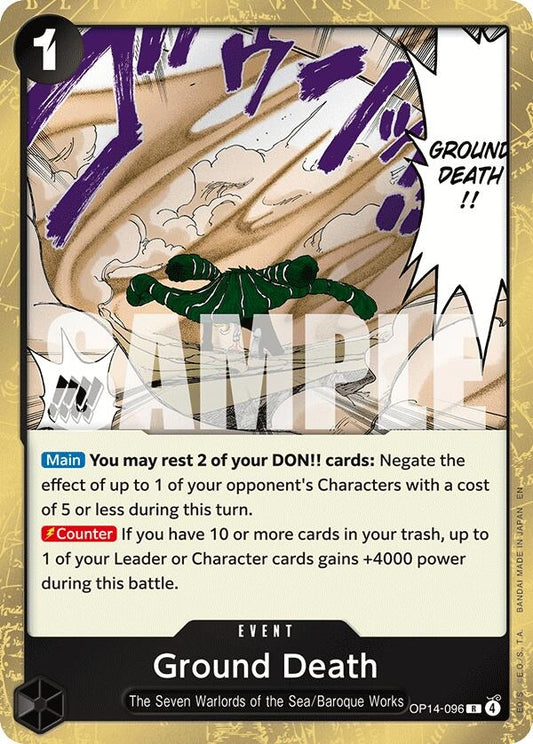 Image for Ground Death (OP14-096) (OP14) - One Piece Card Game
