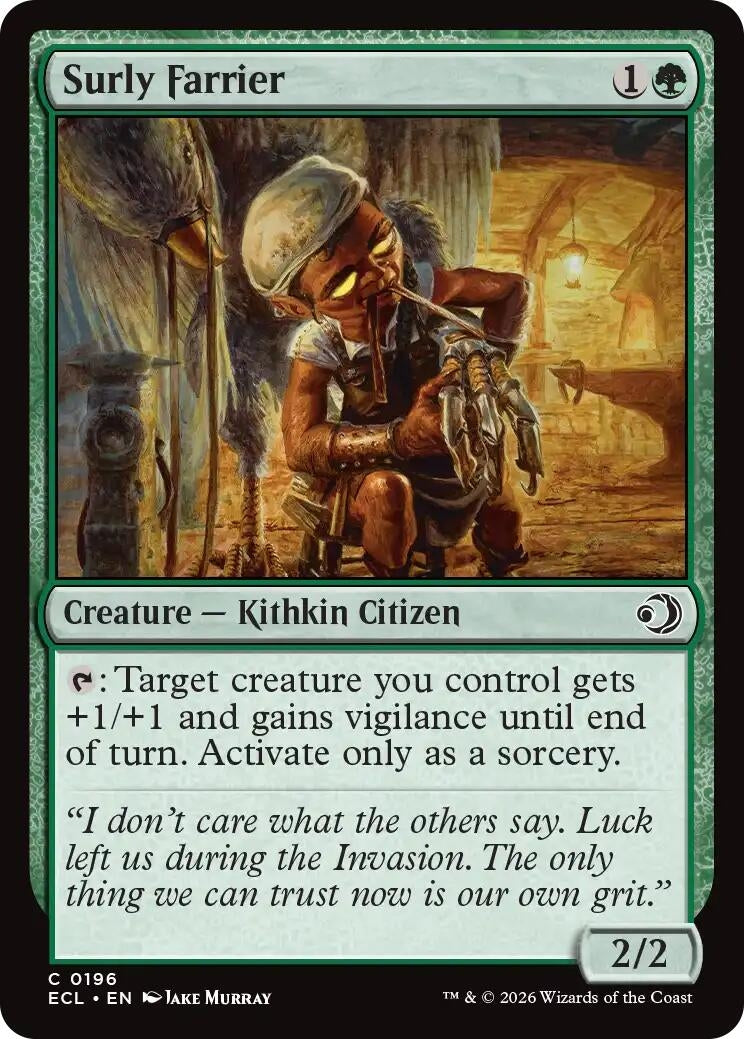 Image for Surly Farrier (196) (ECL) - Magic: The Gathering