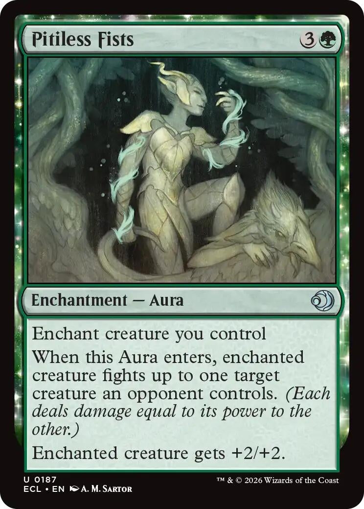 Image for Pitiless Fists (187) (ECL) - Magic: The Gathering