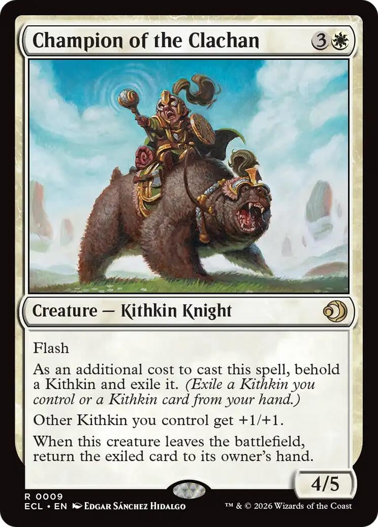 Image for Champion of the Clachan (9) (ECL) - Magic: The Gathering