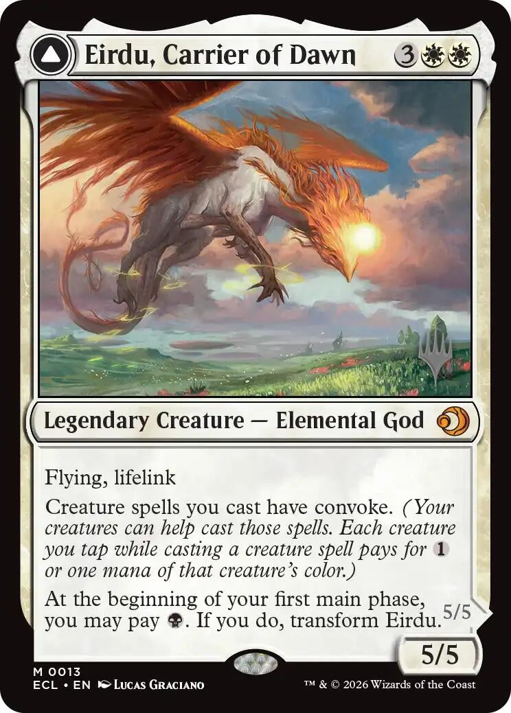 Image for Eirdu, Carrier of Dawn (13) (PPECL) - Magic: The Gathering