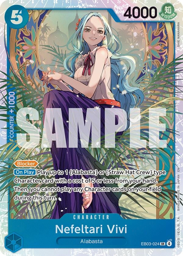 Image for Nefeltari Vivi (024) (EB03-024) (EB-03) - One Piece Card Game