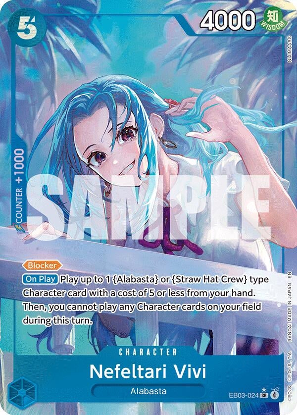 Image for Nefeltari Vivi (024) (Alternate Art) (EB03-024) (EB-03) - One Piece Card Game