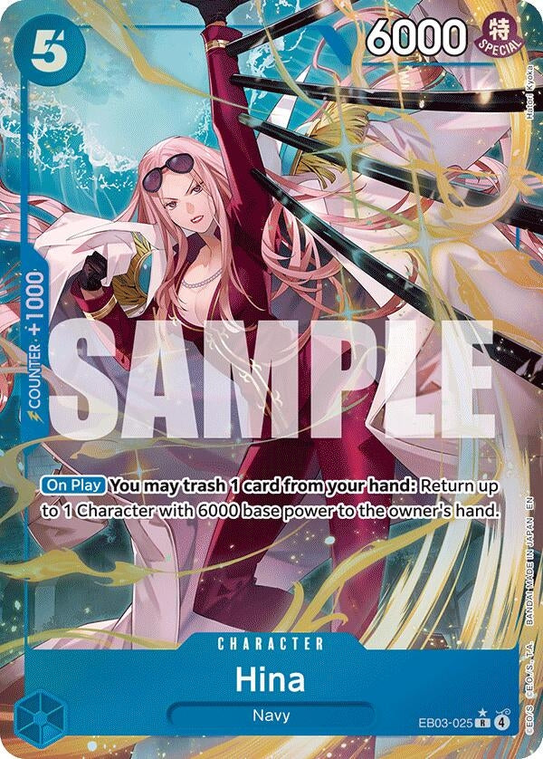 Image for Hina (Alternate Art) (EB03-025) (EB-03) - One Piece Card Game