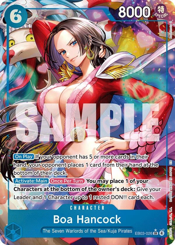 Image for Boa Hancock (Alternate Art) (EB03-026) (EB-03) - One Piece Card Game