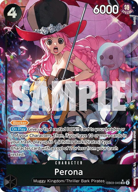 Image for Perona (045) (Alternate Art) (EB03-045) (EB-03) - One Piece Card Game