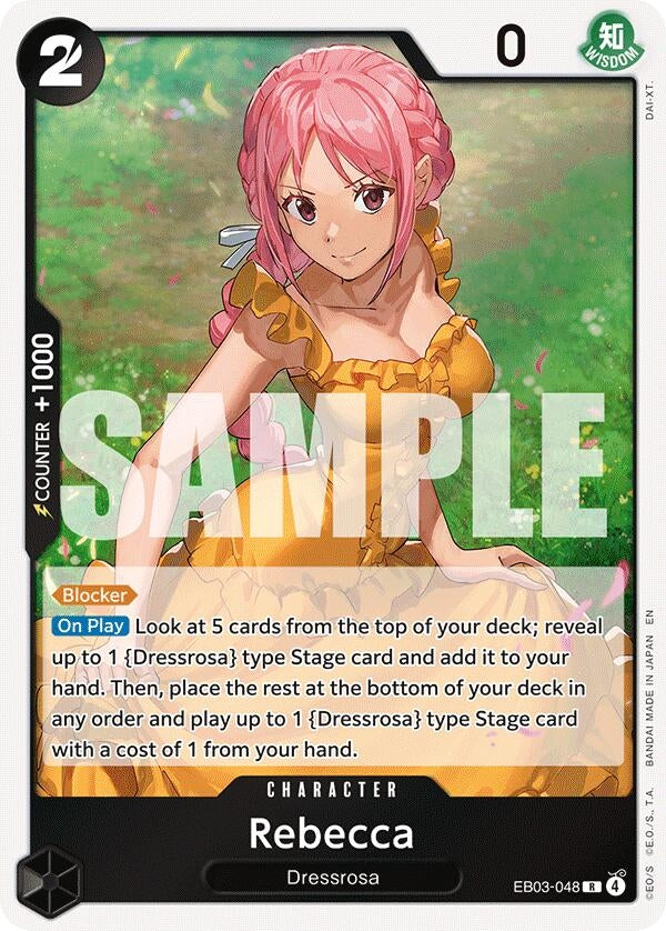 Image for Rebecca (EB03-048) (EB-03) - One Piece Card Game