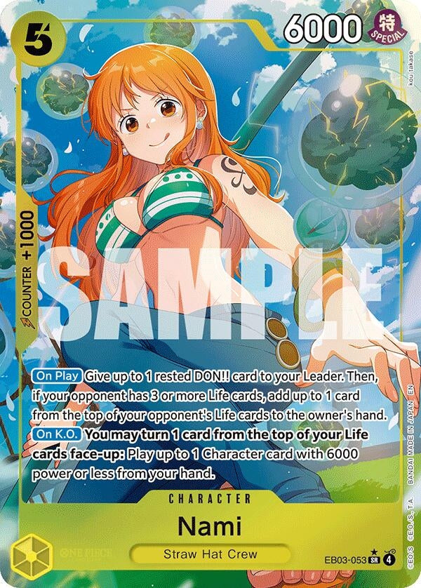 Image for Nami (053) (Alternate Art) (EB03-053) (EB-03) - One Piece Card Game