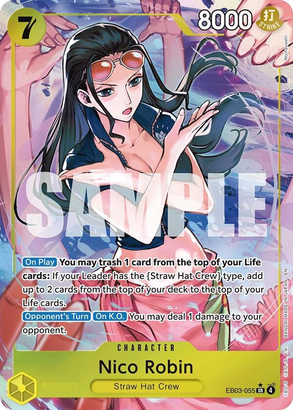 Image for Nico Robin (055) (Alternate Art) (EB03-055) (EB-03) - One Piece Card Game