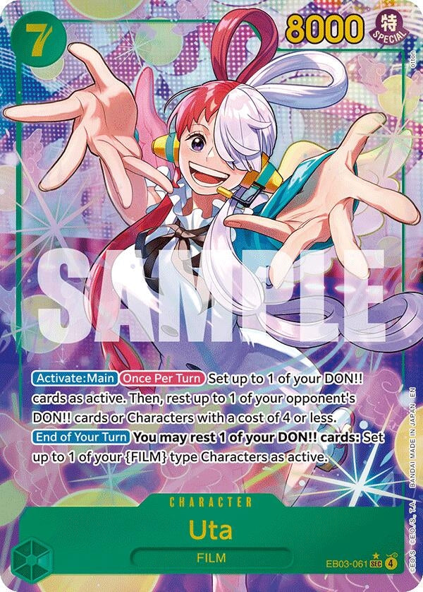 Image for Uta (061) (Alternate Art) (EB03-061) (EB-03) - One Piece Card Game