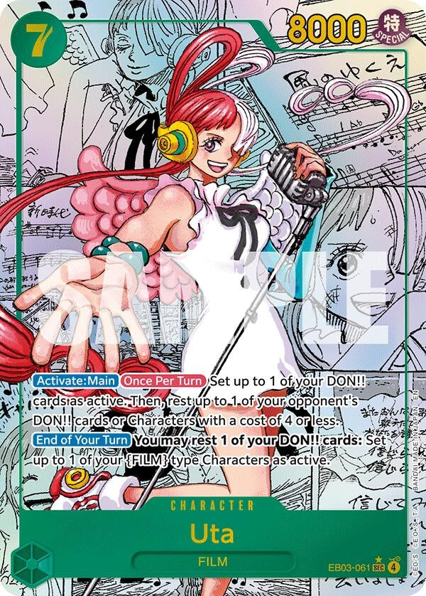 Image for Uta (061) (Manga) (EB03-061) (EB-03) - One Piece Card Game