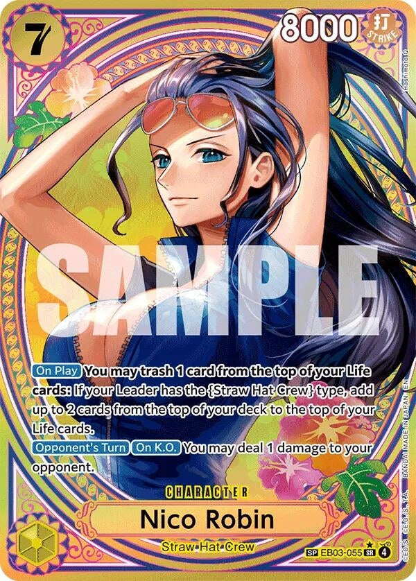 Image for Nico Robin (055) (SP) (EB03-055) (EB-03) - One Piece Card Game