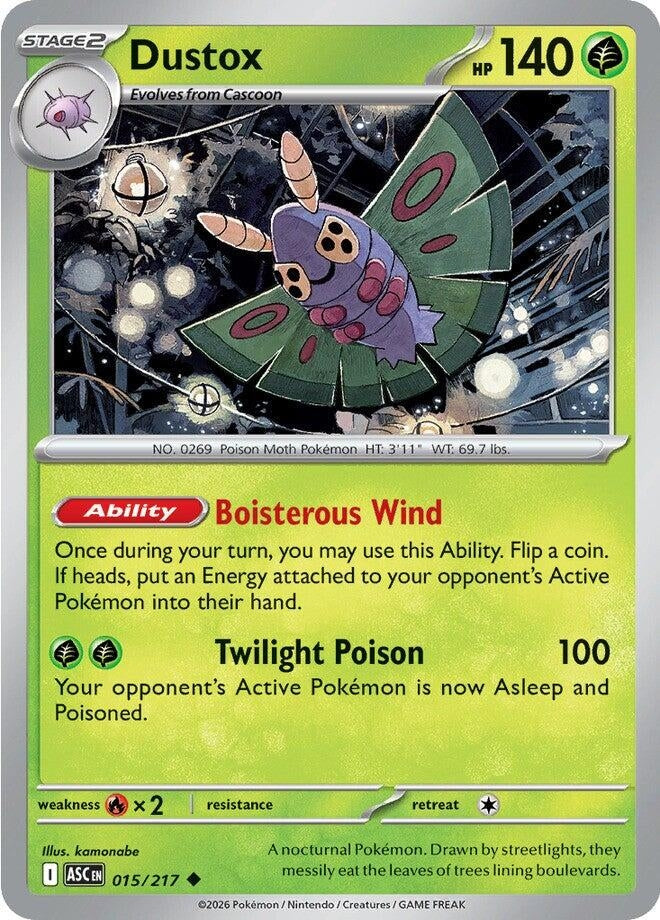 Image for Dustox (015/217) (ASC) - Pokemon