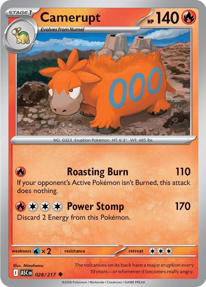 Image for Camerupt (028/217) (ASC) - Pokemon