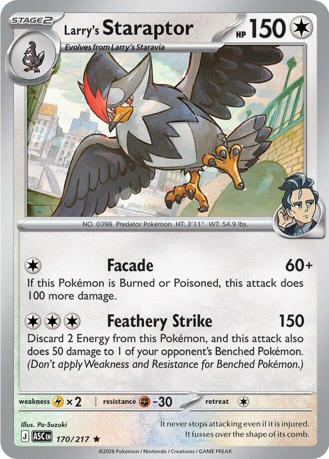Image for Larry's Staraptor (170/217) (ASC) - Pokemon