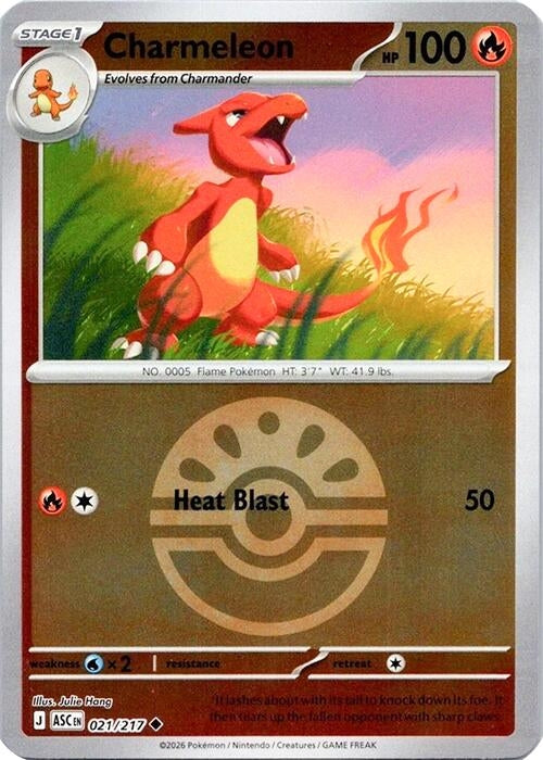 Image for Charmeleon (Friend Ball) (021/217) (ASC) - Pokemon