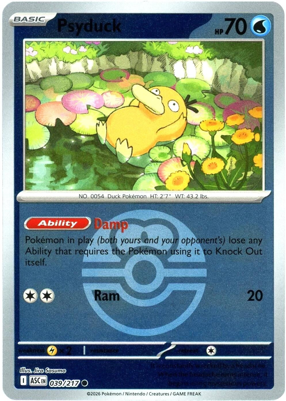 Image for Psyduck - 039/217 (Love Ball) (039/217) (ASC) - Pokemon