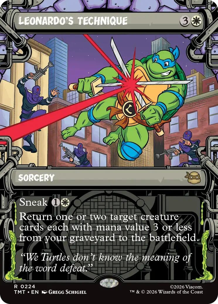 Image for Leonardo's Technique (Showcase) (224) (TMT) - Magic: The Gathering
