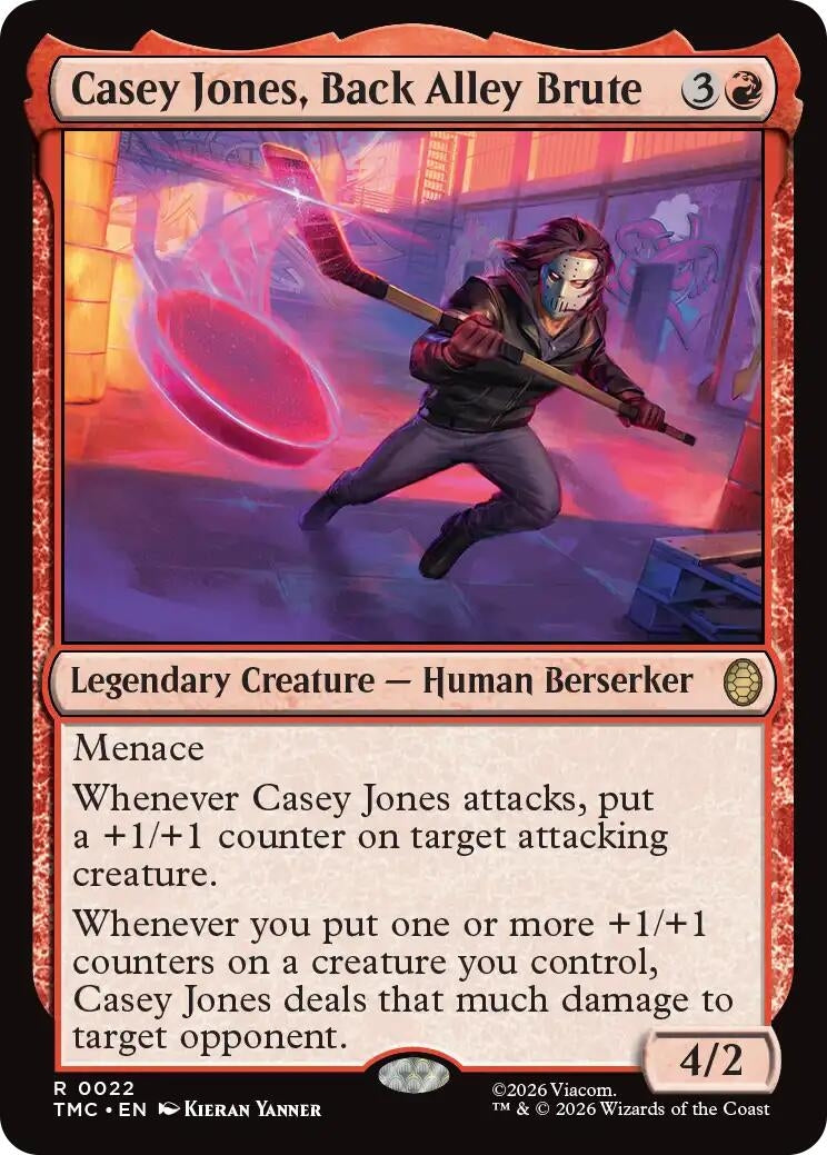 Image for Casey Jones, Back Alley Brute (22) (TMC) - Magic: The Gathering