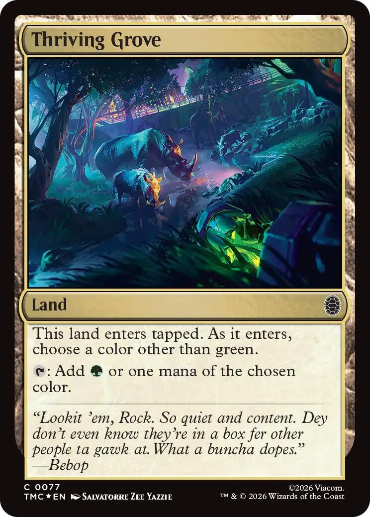 Image for Thriving Grove (Surge Foil) (77) (TMC) - Magic: The Gathering