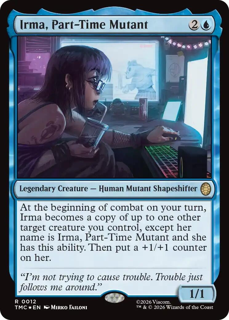 Image for Irma, Part-Time Mutant (Surge Foil) (12) (TMC) - Magic: The Gathering
