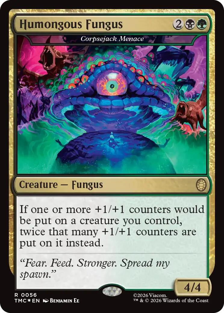 Image for Humongous Fungus - Corpsejack Menace (Surge Foil) (56) (TMC) - Magic: The Gathering