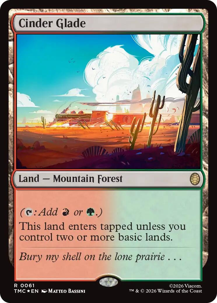 Image for Cinder Glade (Surge Foil) (61) (TMC) - Magic: The Gathering