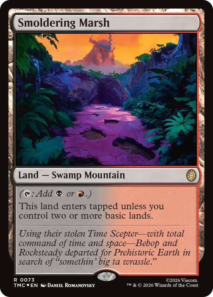 Image for Smoldering Marsh (Surge Foil) (73) (TMC) - Magic: The Gathering