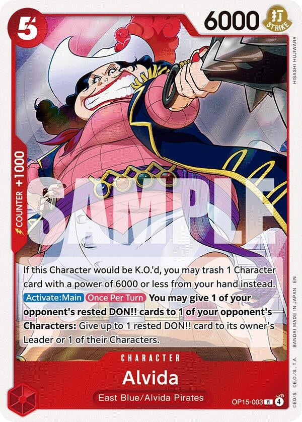 Image for Alvida (OP15-003) (OP15-EB04) - One Piece Card Game