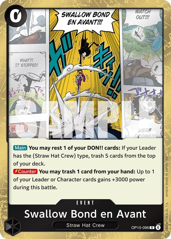 Image for Swallow Bond en Avant (OP15-096) (OP15-EB04) - One Piece Card Game