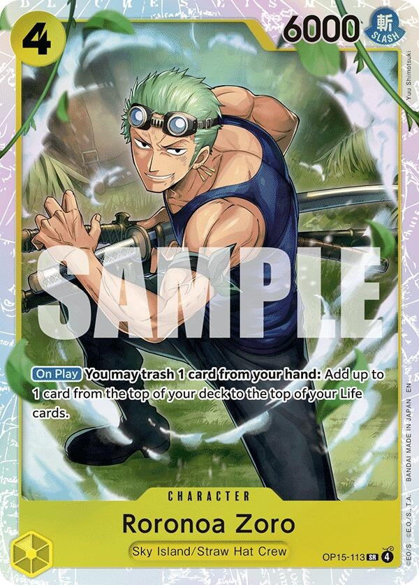 Image for Roronoa Zoro (OP15-113) (OP15-113) (OP15-EB04) - One Piece Card Game