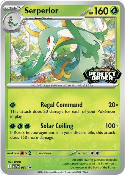 Image for Serperior - 064 [Staff] (064) (MEP) - Pokemon