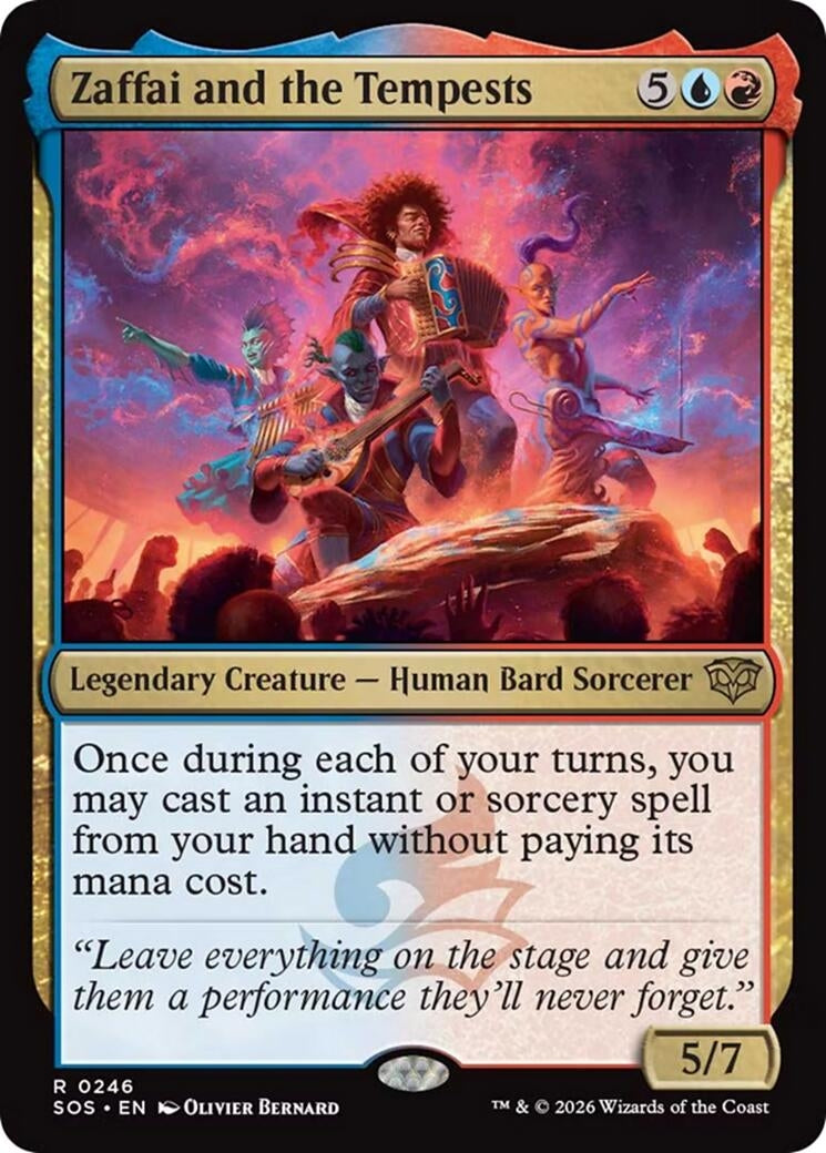 Image for Zaffai and the Tempests (246) (SOS) - Magic: The Gathering