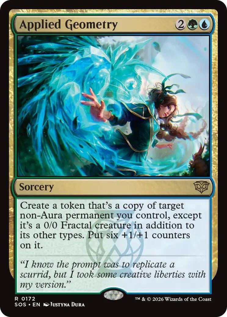 Image for Applied Geometry (172) (SOS) - Magic: The Gathering