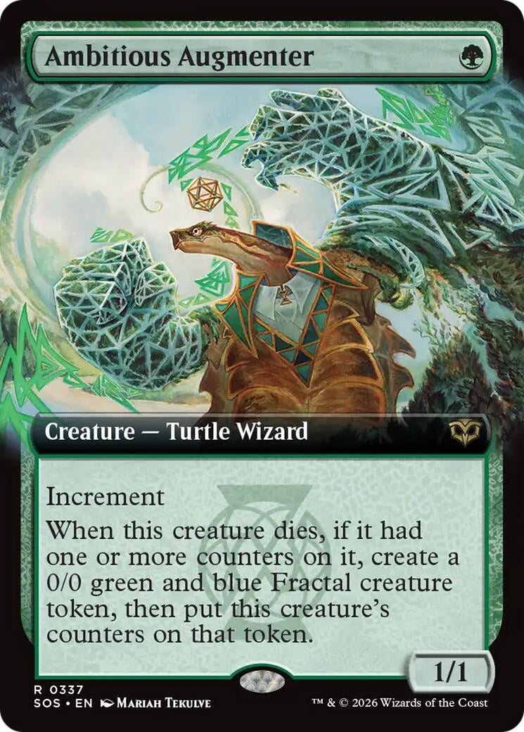Image for Ambitious Augmenter (Extended Art) (337) (SOS) - Magic: The Gathering