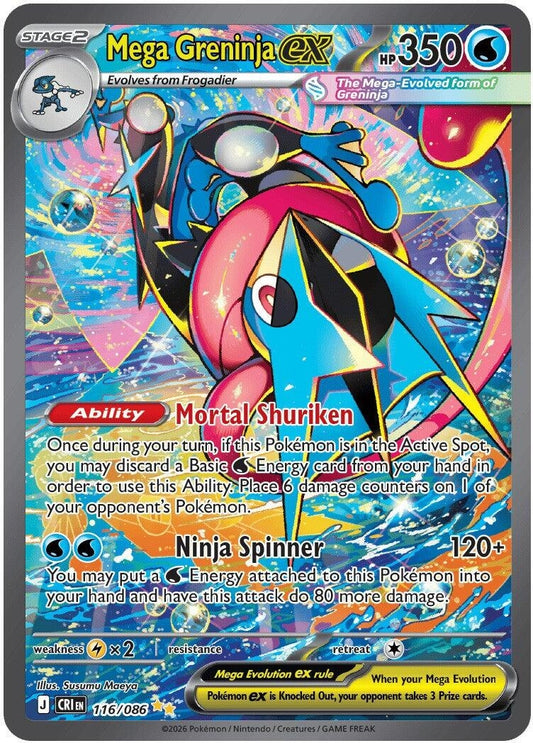 Image for Mega Greninja ex (116/086) (CRI) - Pokemon