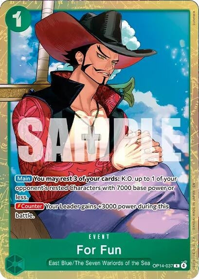 Image for For Fun (Premium Card Collection -Best Selection Vol. 6-) (OP14-037) (OP-PR) - One Piece Card Game