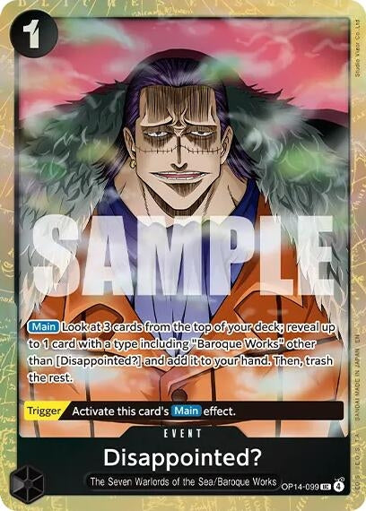 Image for Disappointed? (Premium Card Collection -Best Selection Vol. 6-) (OP14-099) (OP-PR) - One Piece Card Game