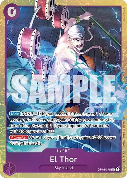 Image for El Thor (Premium Card Collection -Best Selection Vol. 6-) (OP15-075) (OP-PR) - One Piece Card Game