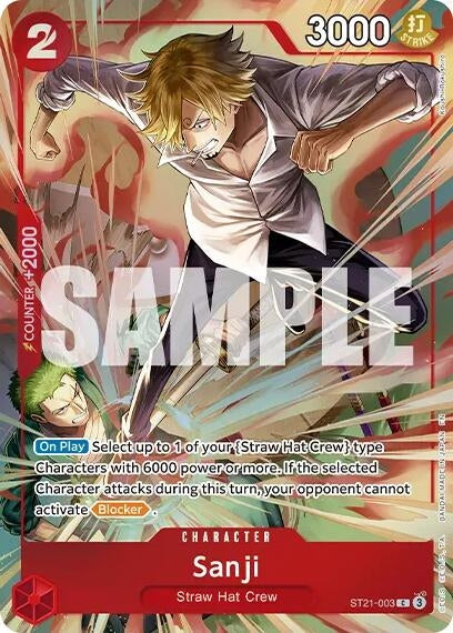 Image for Sanji (Premium Card Collection -Best Selection Vol. 6-) (ST21-003) (OP-PR) - One Piece Card Game