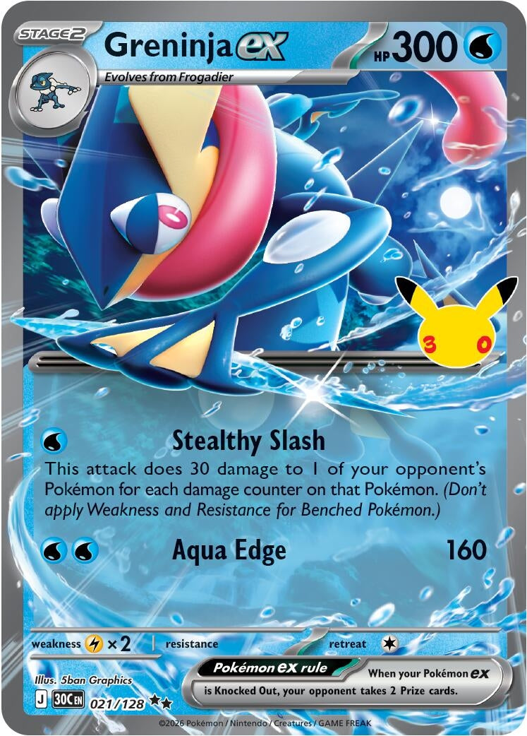 Image for Greninja ex (021/128) (30C) - Pokemon
