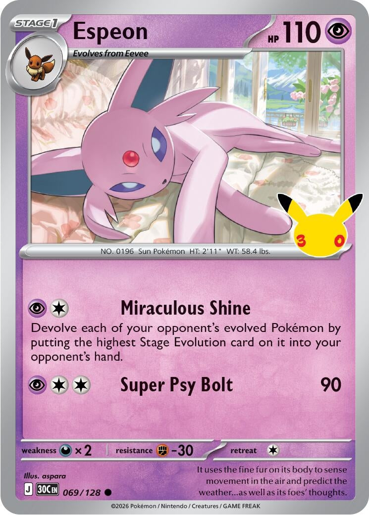 Image for Espeon (069/128) (30C) - Pokemon