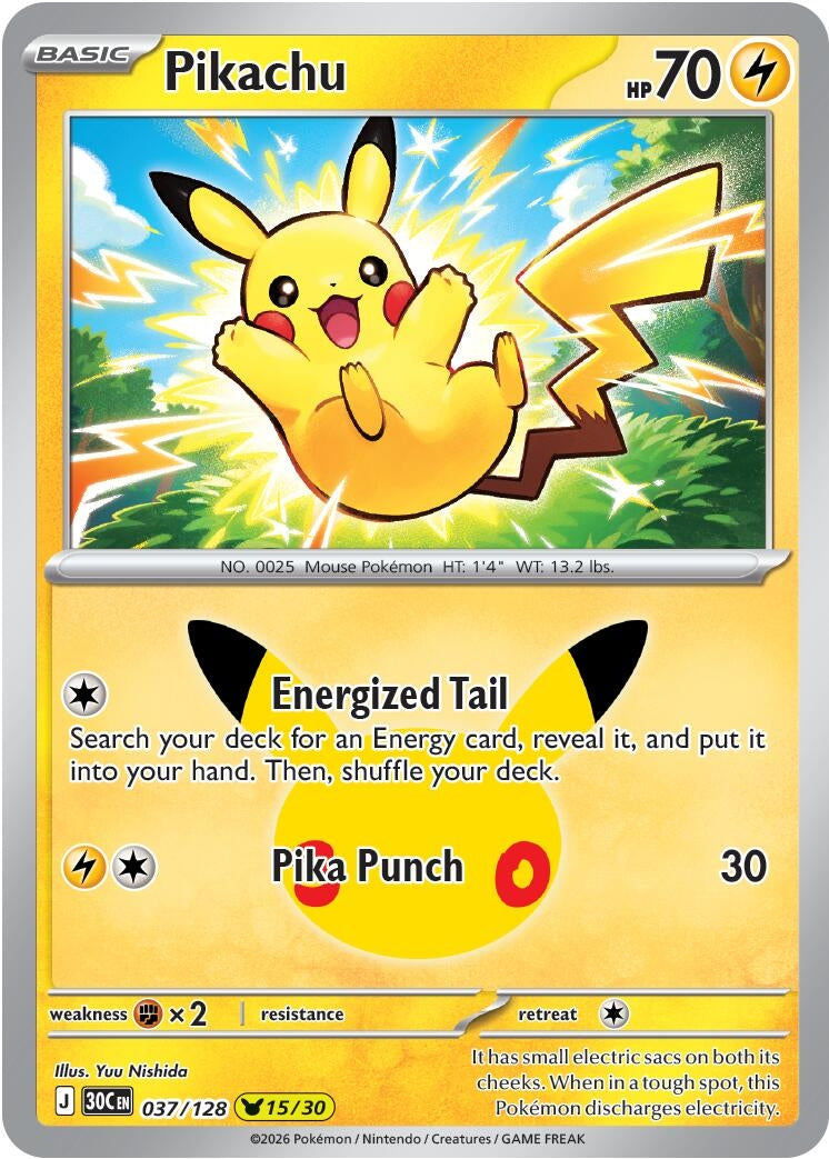 Image for Pikachu (037/128) (30C) - Pokemon