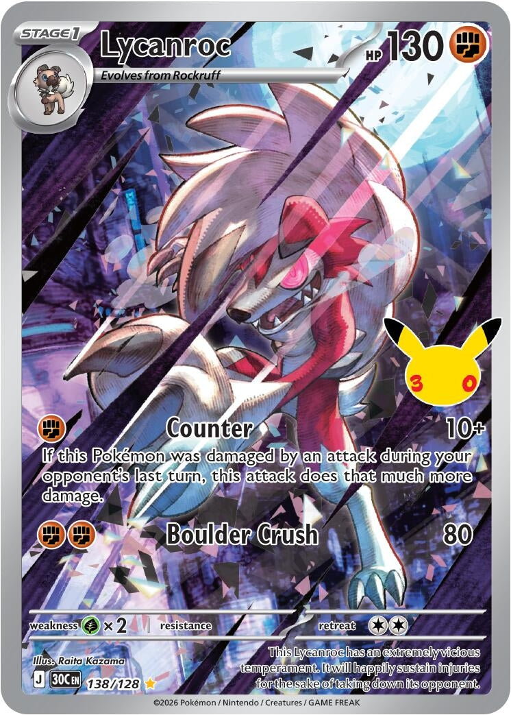 Image for Lycanroc (138/128) (30C) - Pokemon