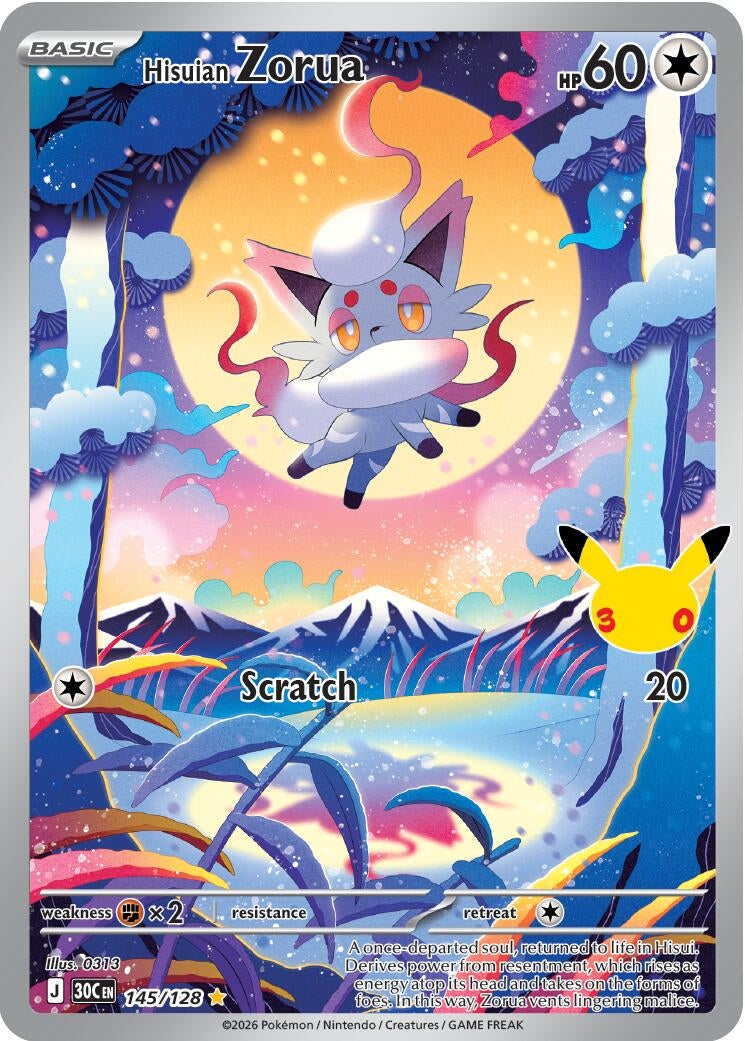 Image for Hisuian Zorua (145/128) (30C) - Pokemon