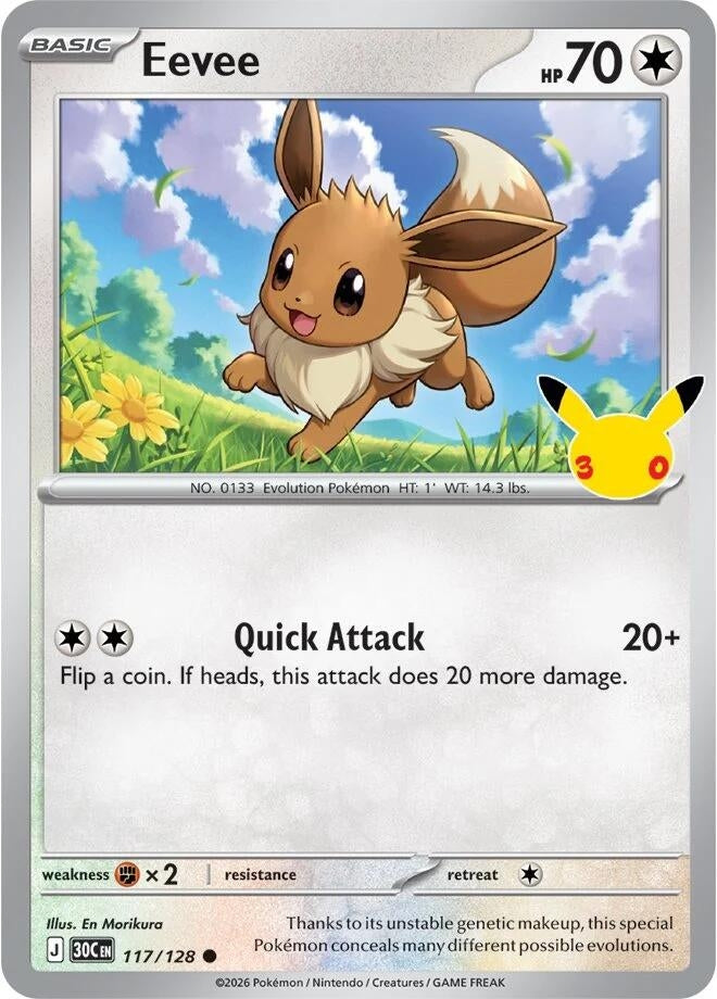 Image for Eevee (117/128) (30C) - Pokemon