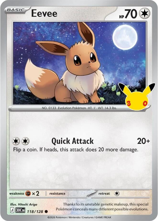 Image for Eevee (118/128) (30C) - Pokemon